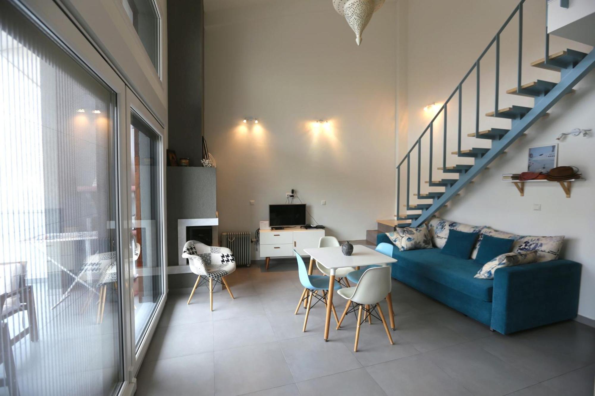 Aleksia Seaside Deluxe Apartment Pefkochori Exteriör bild