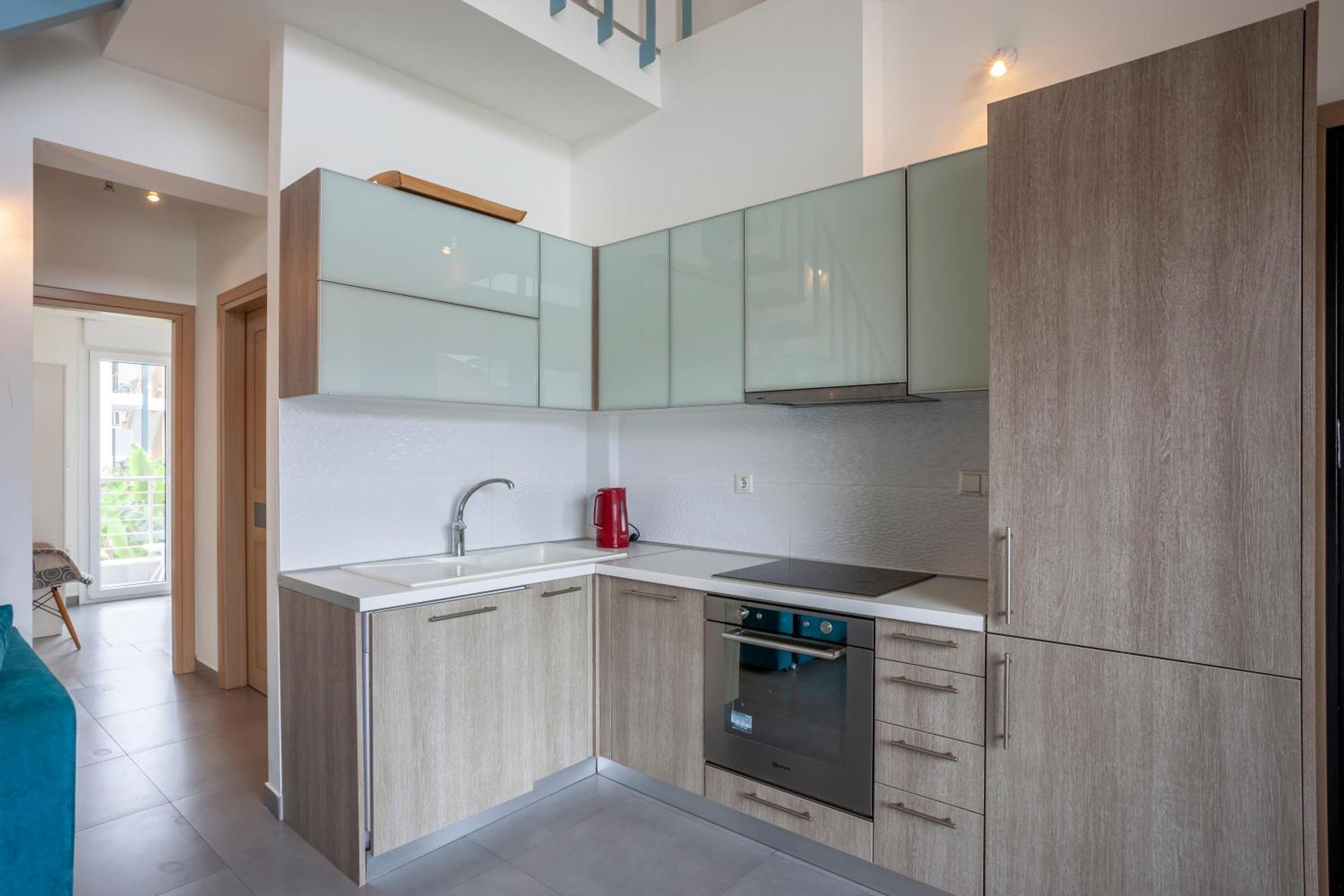 Aleksia Seaside Deluxe Apartment Pefkochori Exteriör bild