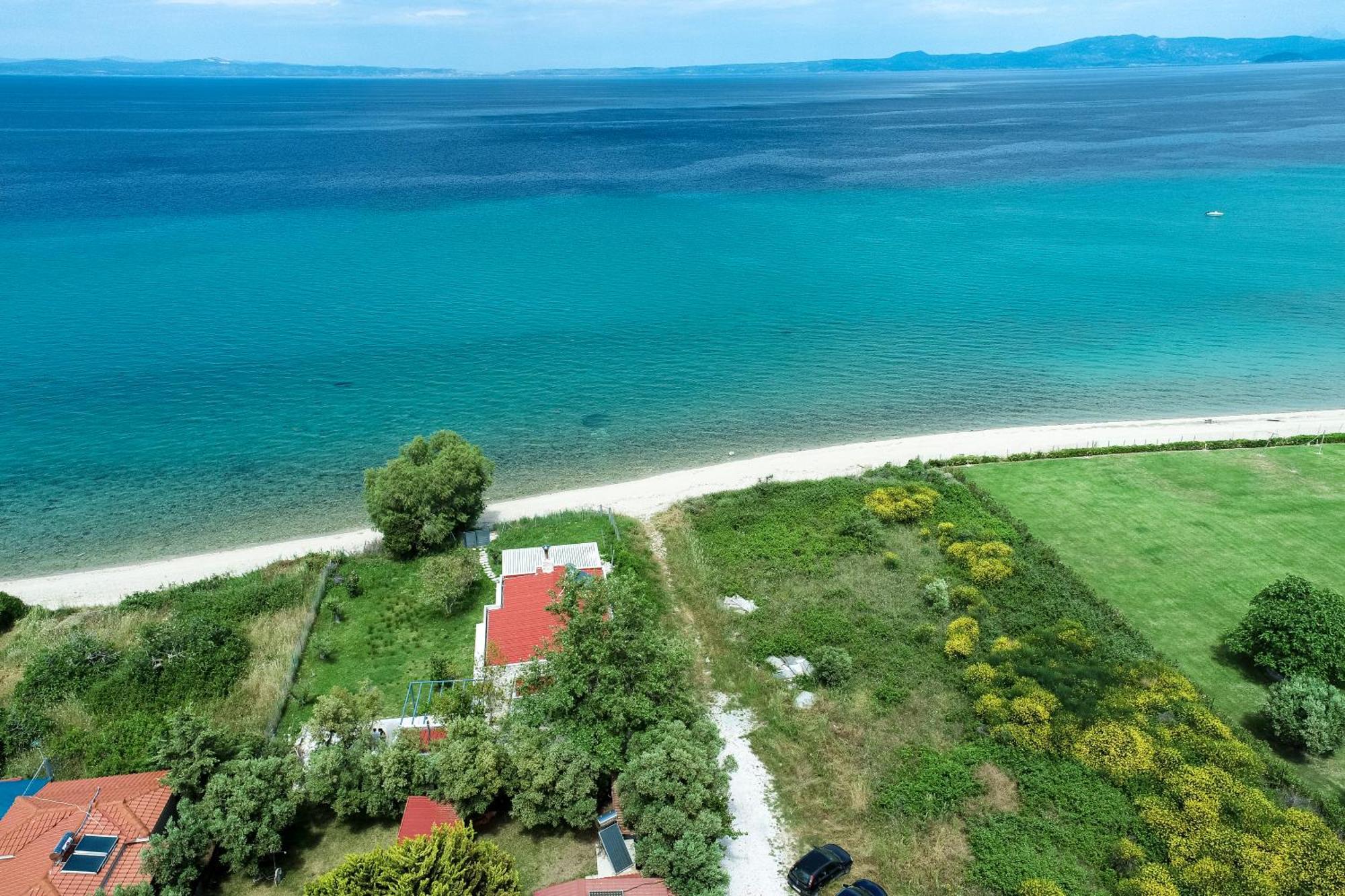 Aleksia Seaside Deluxe Apartment Pefkochori Exteriör bild
