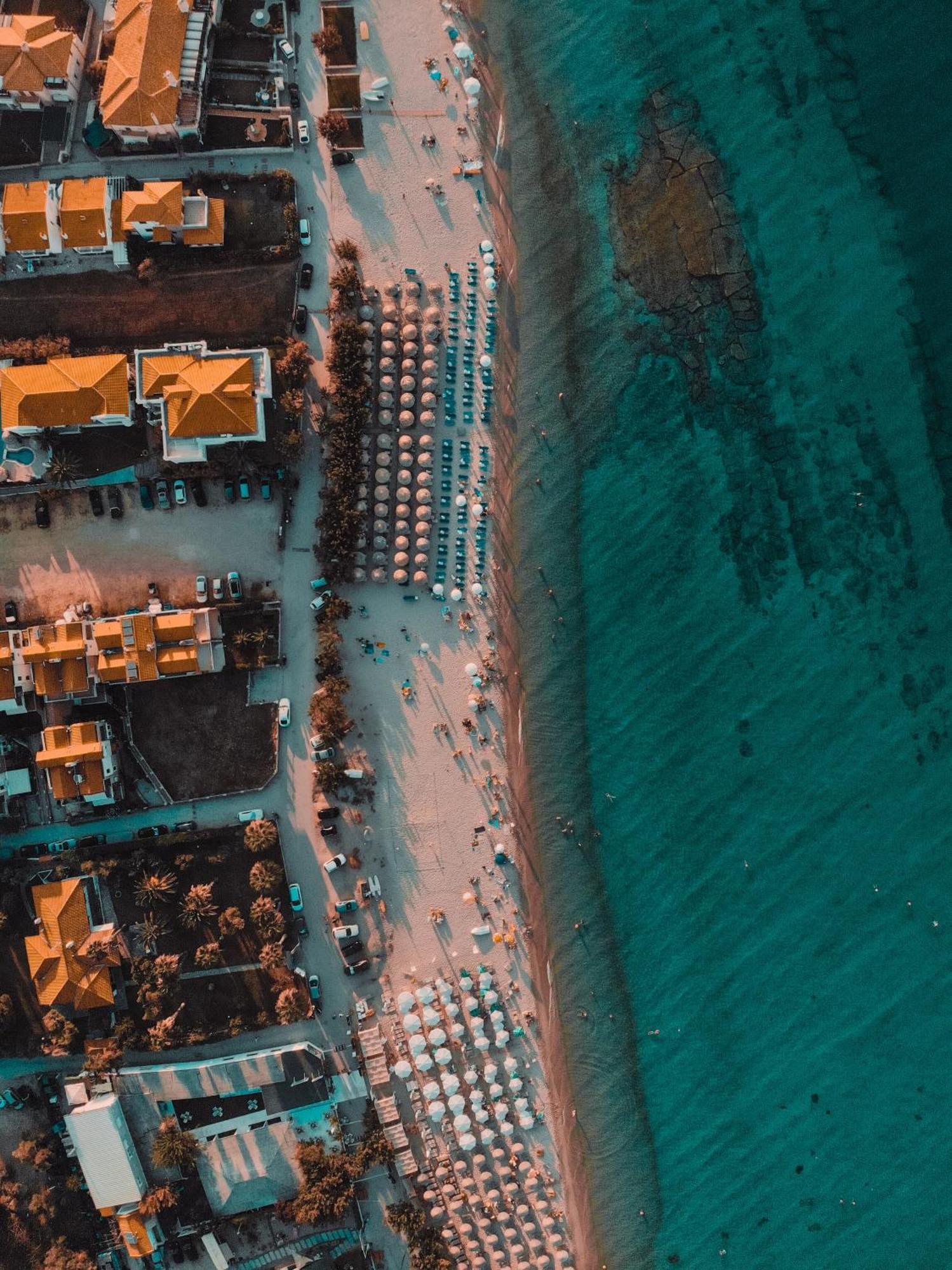 Aleksia Seaside Deluxe Apartment Pefkochori Exteriör bild