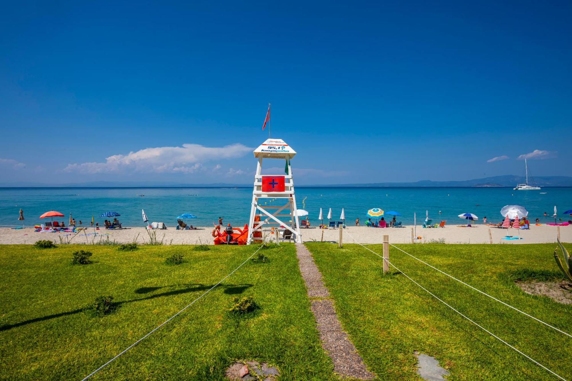 Aleksia Seaside Deluxe Apartment Pefkochori Exteriör bild