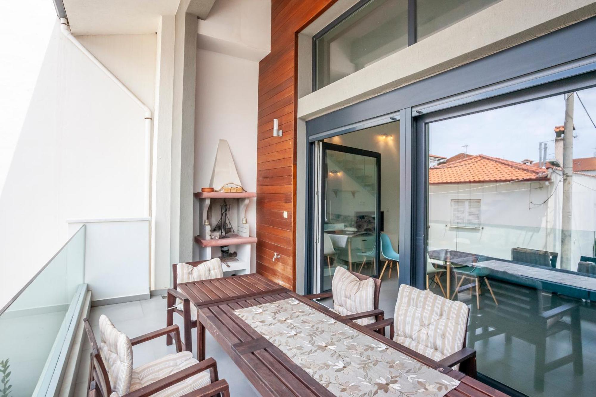 Aleksia Seaside Deluxe Apartment Pefkochori Exteriör bild